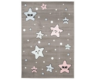 NOVINKA - Detský koberec - hviezdičky
