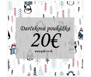 Darčeková poukážka - 20€