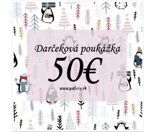 Darčeková poukážka -50€